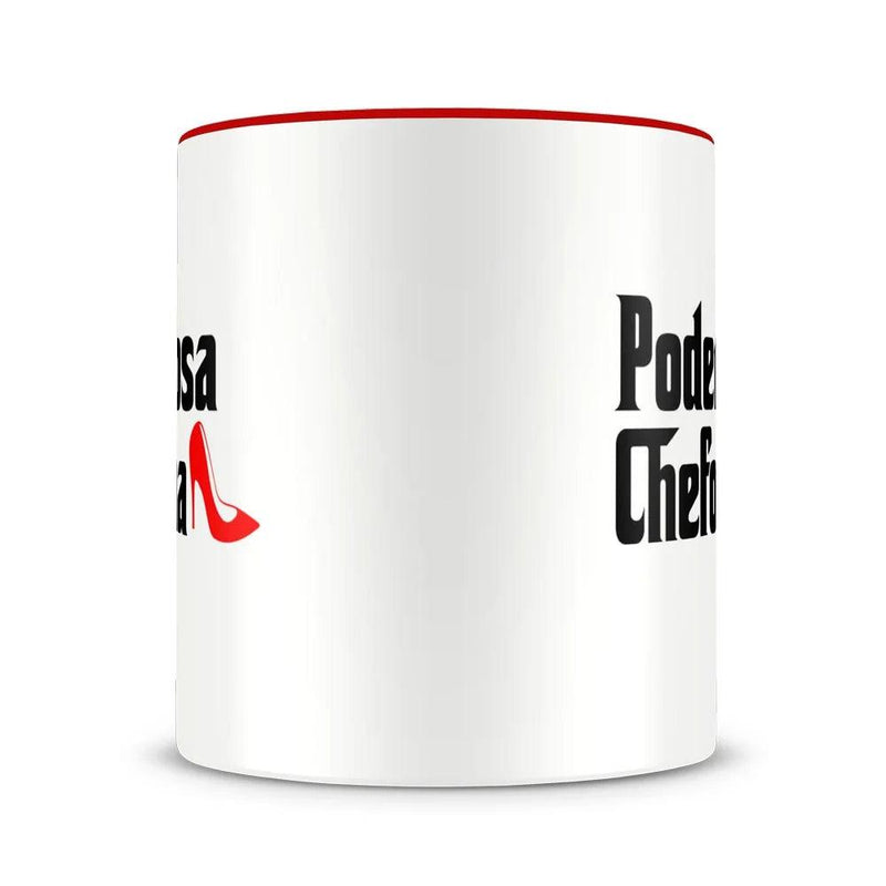 Caneca Personalizada Poderosa Chefona (Vermelha)