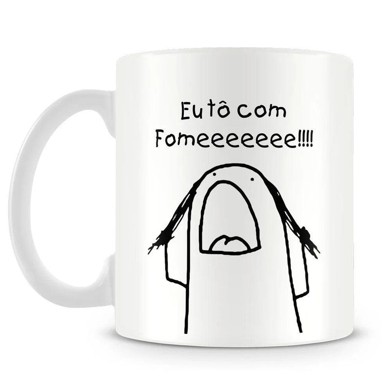 Caneca Personalizada Meme Flork - Tô com Fome