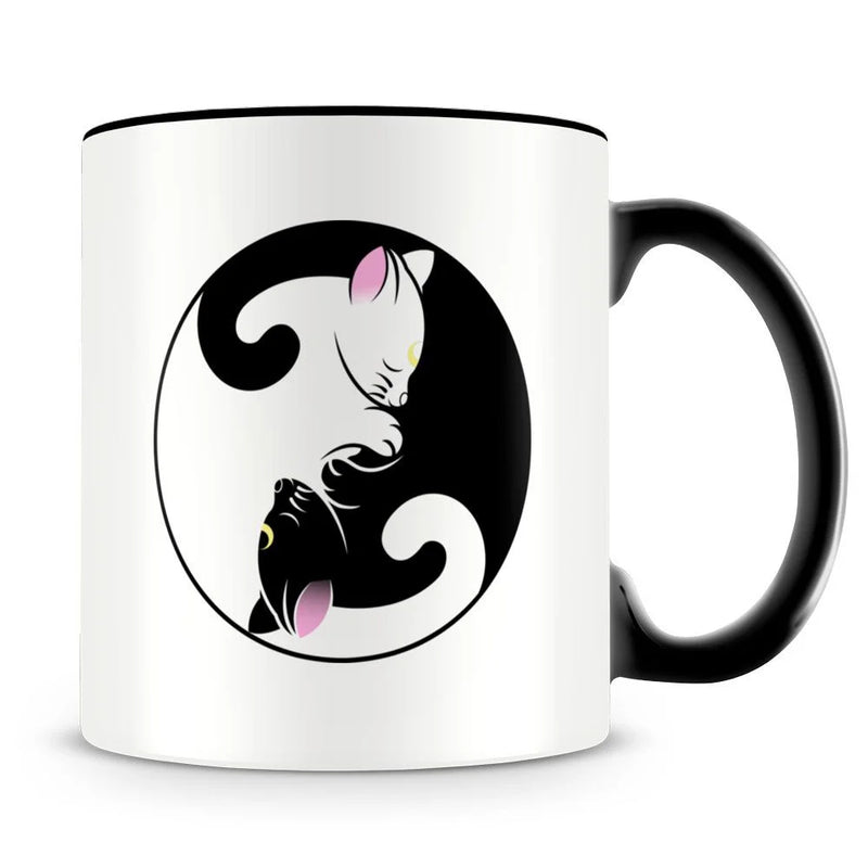 Caneca Personalizada Gato Yin Yang