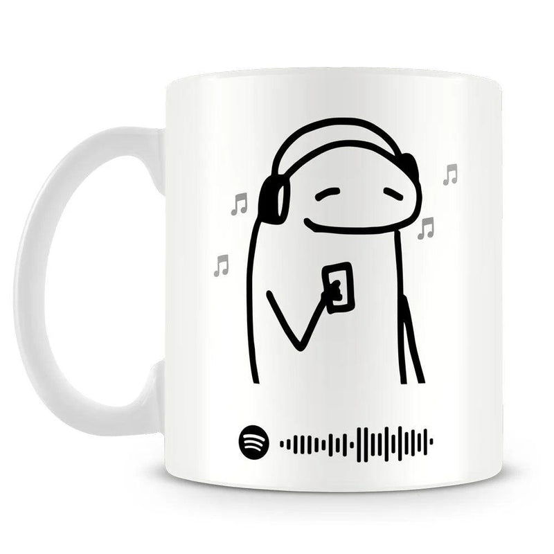 Caneca Personalizada Flork com Música Spotify