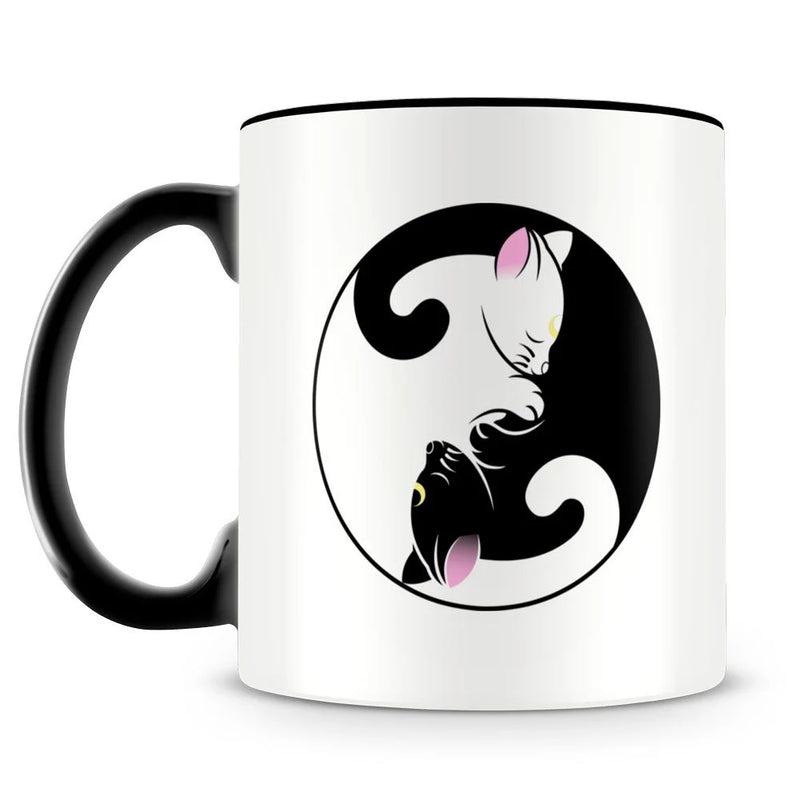 Caneca Personalizada Gato Yin Yang