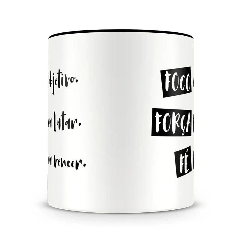 Caneca Personalizada Foco Força Fé