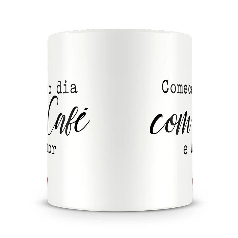 Caneca Personalizada Café e Amor