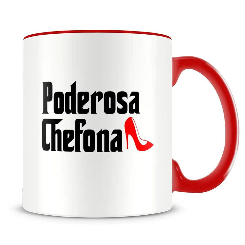 Caneca Personalizada Poderosa Chefona (Vermelha)