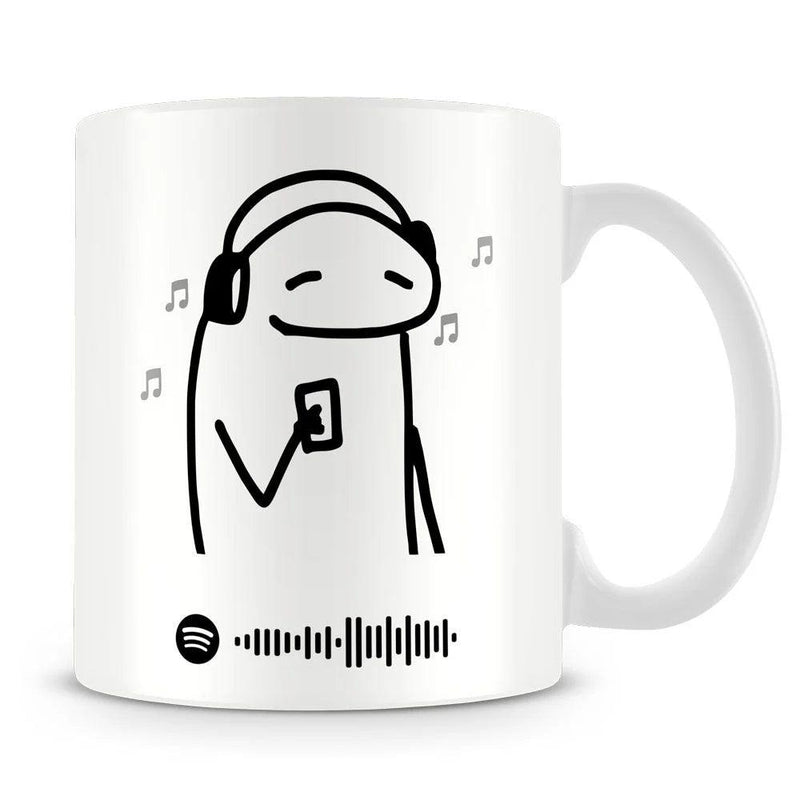 Caneca Personalizada Flork com Música Spotify