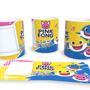 Caneca Pink Fong