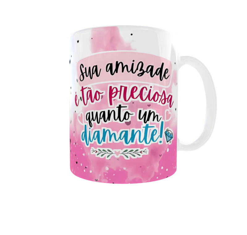 Caneca Estampada Amizade