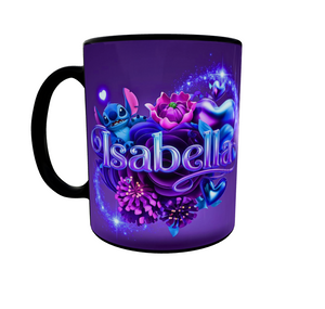 Caneca Personalizada Stitch (Com Seu Nome)